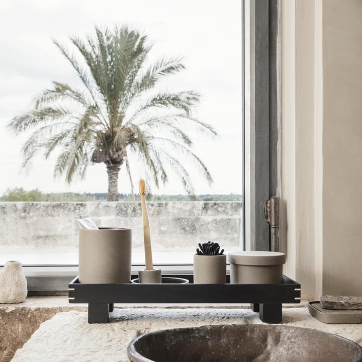 Bon tannbørsteholder, Beige-svart Ferm Living