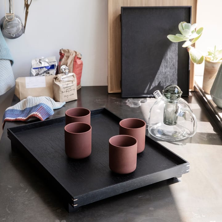 Bon trebrett large, Svartbeiset eik Ferm Living