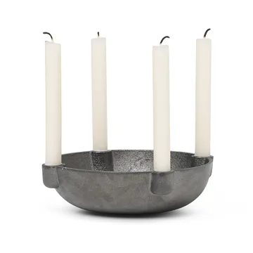 Bowl adventslysestake messing - Black brass - Ferm Living