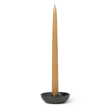 Bowl lysestake Ø 10 cm - Blackened aluminium - Ferm Living
