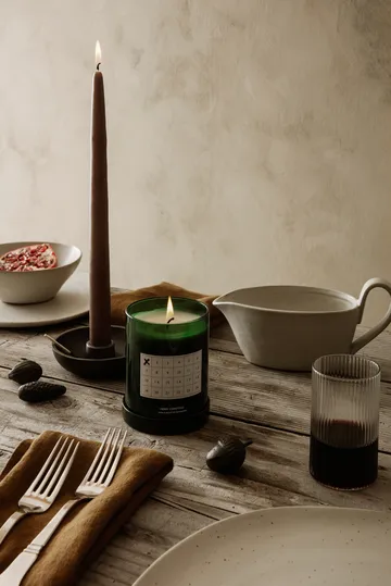 Bowl lysestake Ø 10 cm - Blackened aluminium - Ferm Living