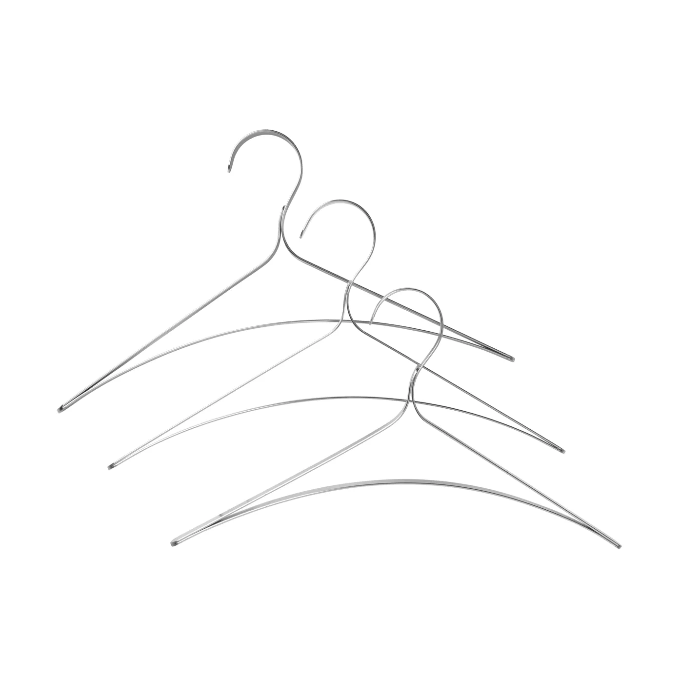Bowline kleshenger, 3-pakning, stainless steel Ferm Living