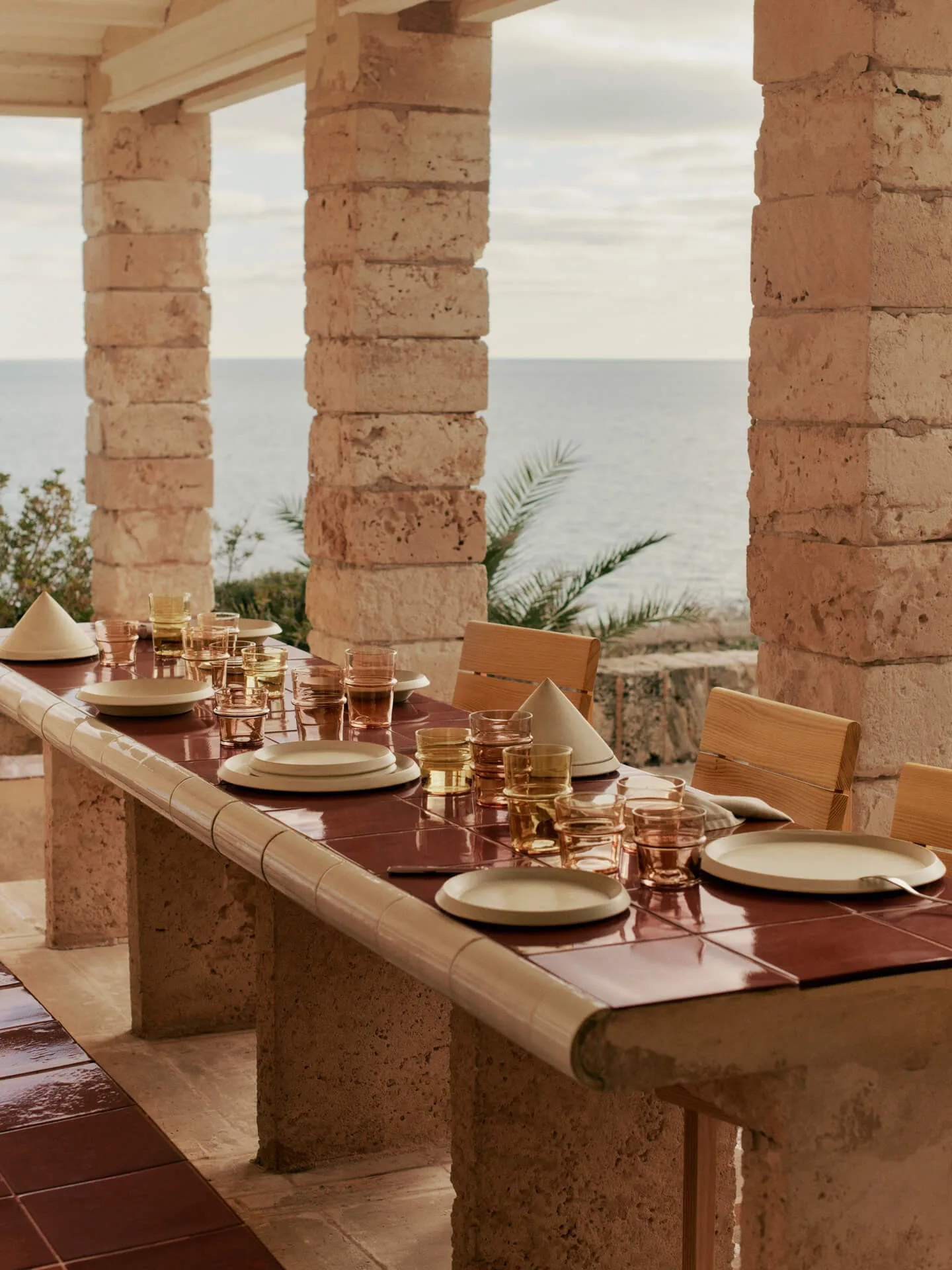 Boya drikkeglass lavt 30 cl 2-pakn., Blush Ferm Living