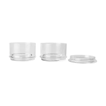 Boya stablbare bokser - 2 deler, Clear - Ferm Living