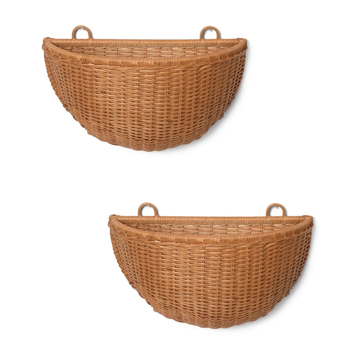 Braided veggkurver 2-pakning - Natural - Ferm Living