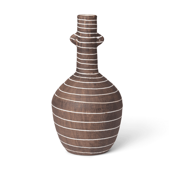 Brura vase 32 cm - Coffee-white - Ferm Living
