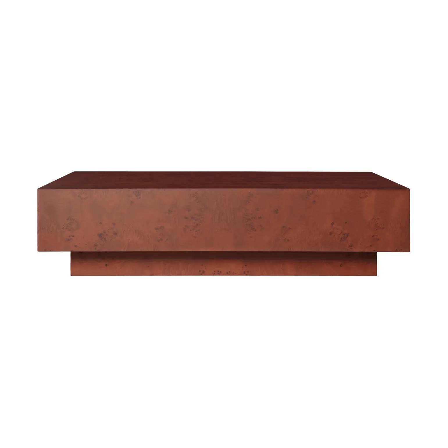 Burl sofabord 70x117x30 cm, Dark stained Ferm Living