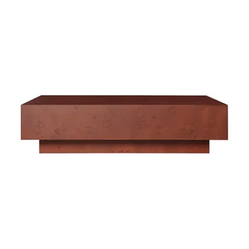 Burl sofabord 70x117x30 cm - Dark stained - Ferm Living