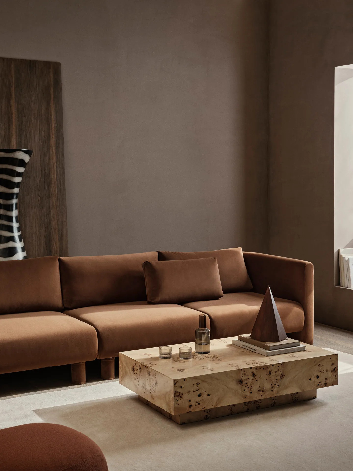 Burl sofabord 70x117x30 cm, Natural Ferm Living