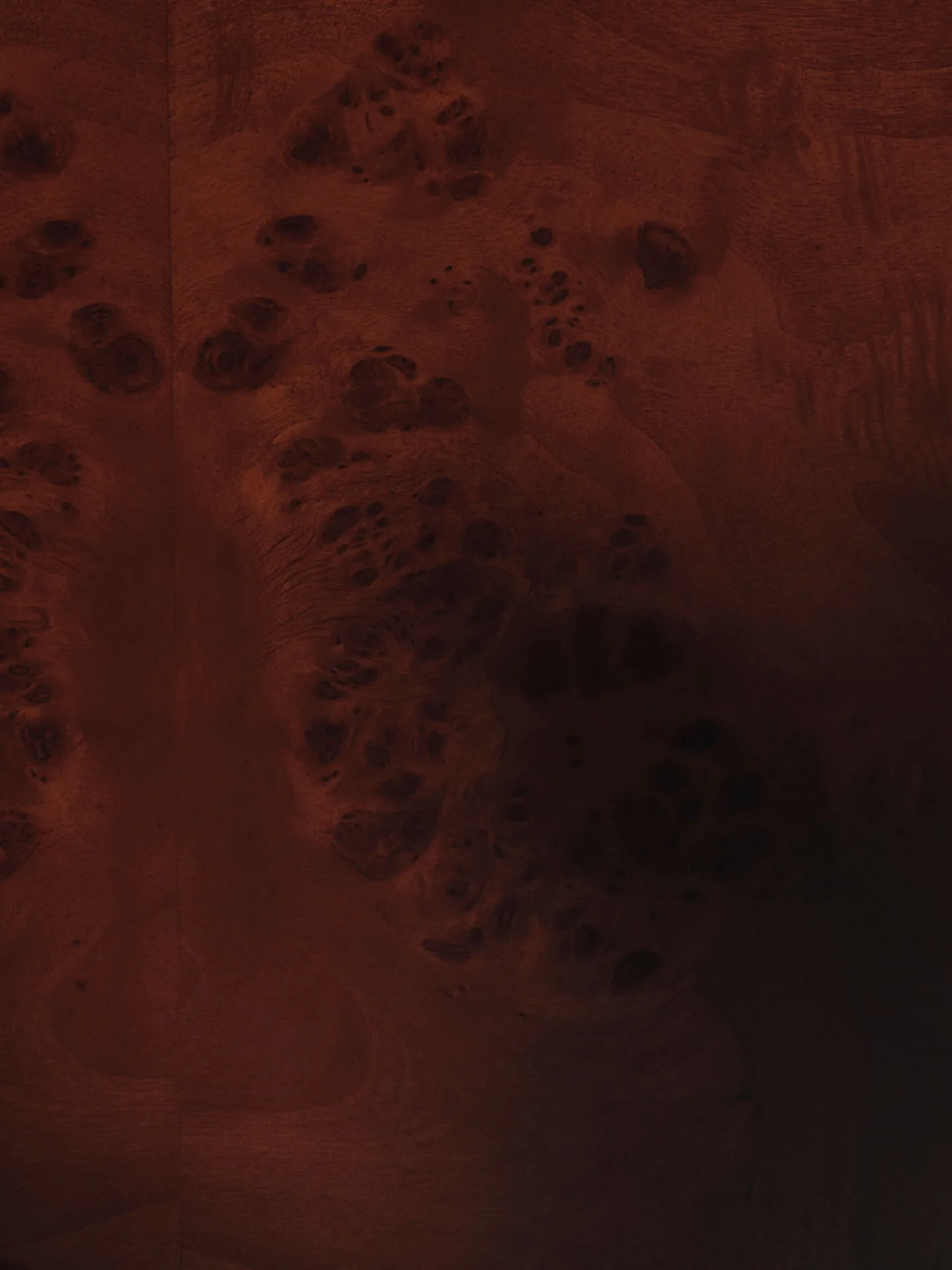 Burl storage salongbord 70x70 cm, Dark stained burl Ferm Living