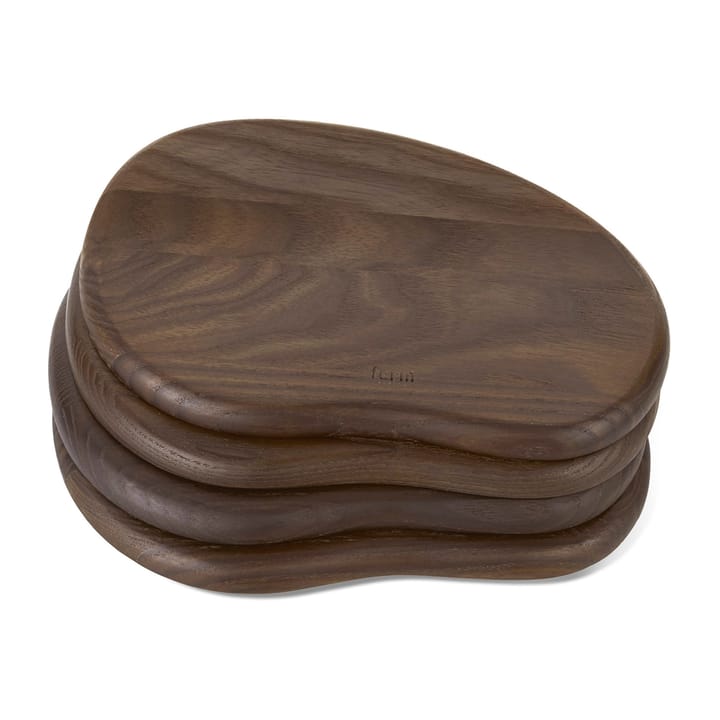 Cairn butter boards brett 4 deler - Dark Brown - Ferm Living