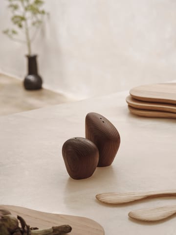 Cairn salt- og pepperkar - Dark brown - Ferm Living