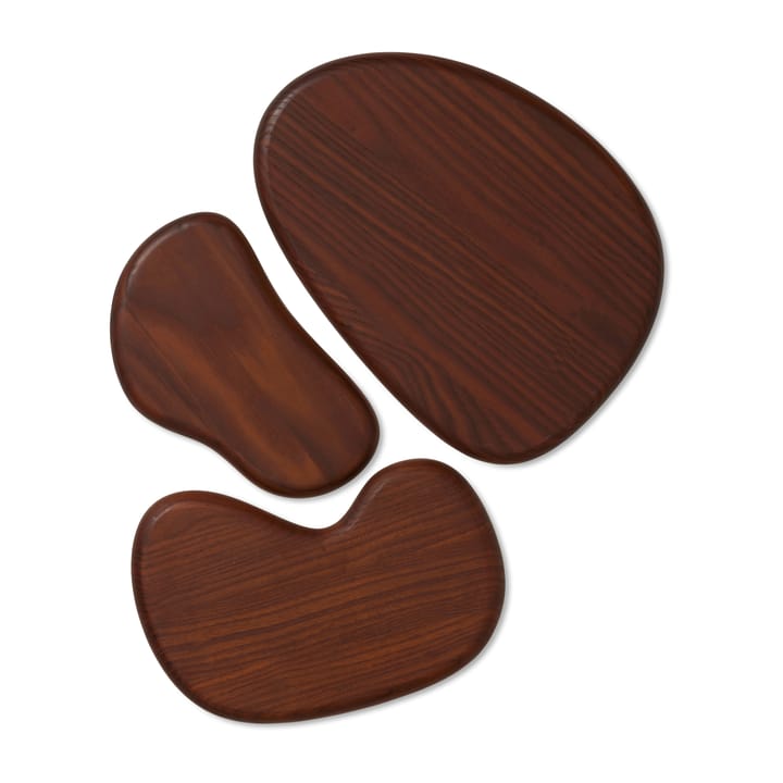 Cairn skjærefjøl 3 deler, Dark Brown
​ Ferm Living