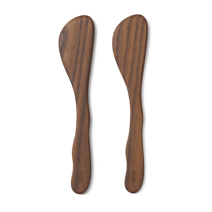 Cairn smørkniv 2-pakning - Dark Brown - Ferm Living