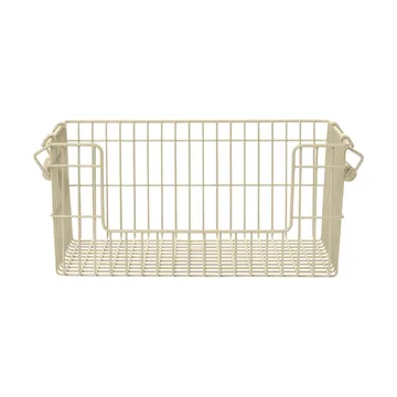 Cala stabelbar kurv 2-pakning - Cashmere, 28,7x18x13 cm - Ferm Living