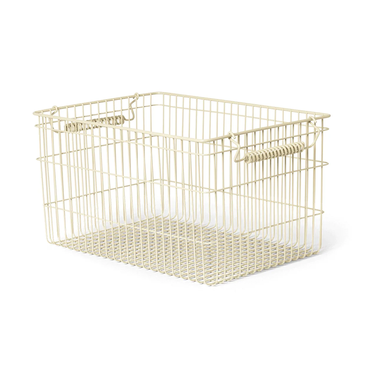 Cala stabelbar kurv 2-pakning, Cashmere, 36,2x26,2x20,2 cm Ferm Living