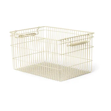 Cala stabelbar kurv 2-pakning - Cashmere, 36,2x26,2x20,2 cm - Ferm Living