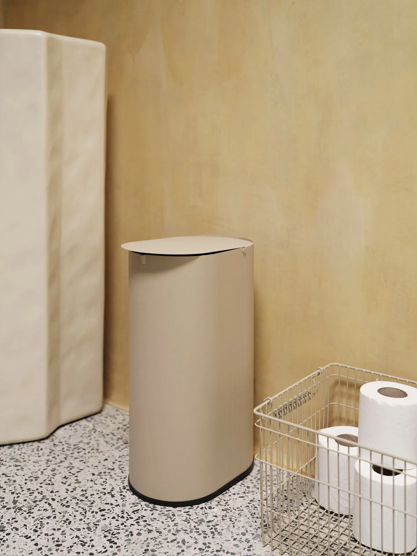 Cala stabelbar kurv 2-pakning, Cashmere, 36,2x26,2x20,2 cm Ferm Living