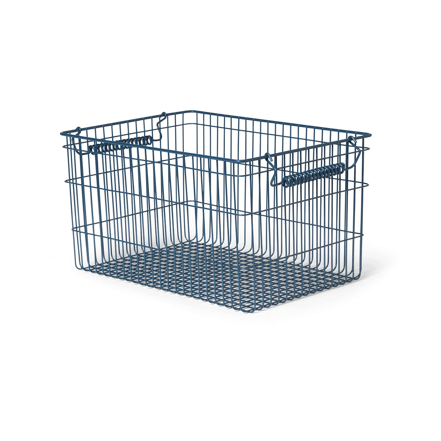 Cala stabelbar kurv 2-pakning, Dark blue, 36,2x26,2x20,2 cm Ferm Living