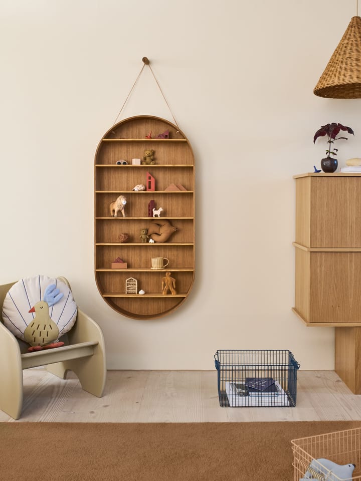 Cala stabelbar kurv 2-pakning, Dark blue Ferm Living
