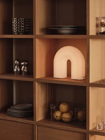 Cala stabelbar kurv 2-pakning - Stainless Steel, 28,7x18x13 cm - Ferm Living