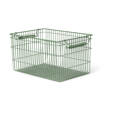 Cala stabelbar kurv 2-pakning - Verdant green - Ferm Living