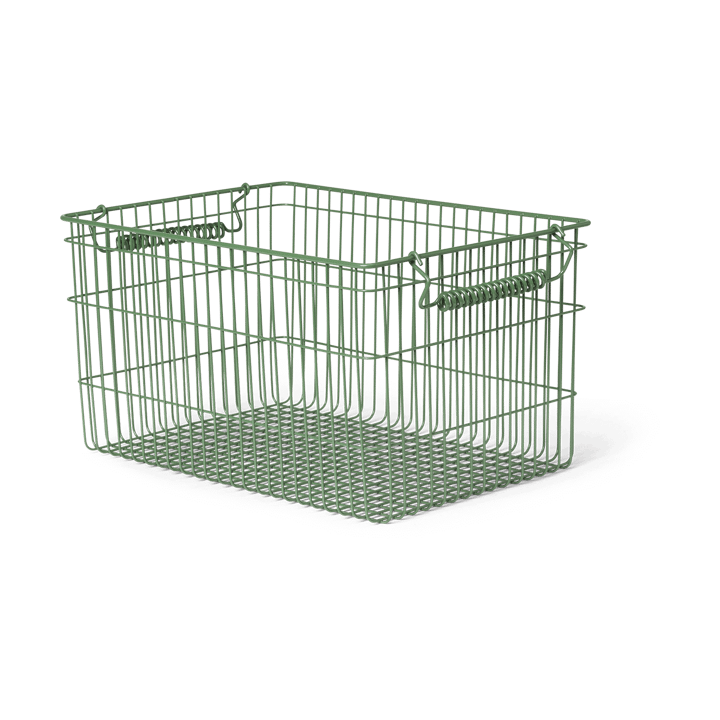 Cala stabelbar kurv 2-pakning, Verdant green Ferm Living
