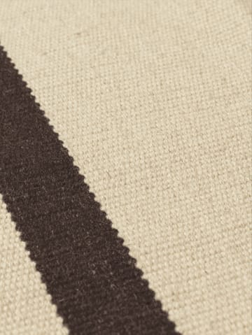 Calm kelim dørmatte - Off-white, Coffee, 50x70 cm - Ferm Living