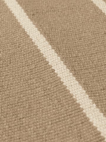 Calm kelim teppe - Dark Sand, Off-white, 200x300 cm - Ferm Living