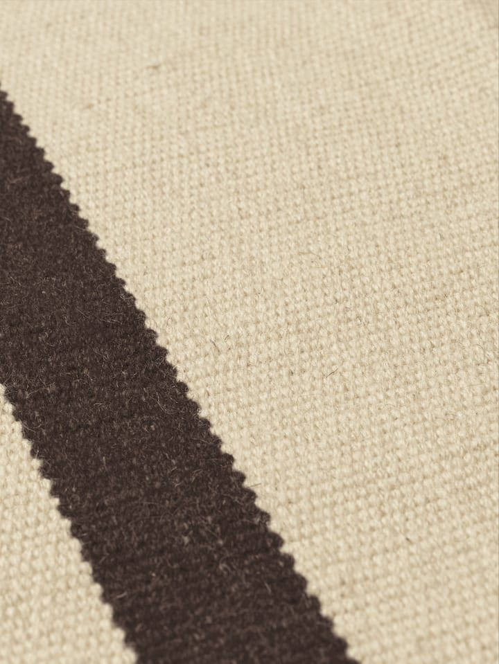 Calm kelim teppe, Off-white, Coffee, 200x300 cm Ferm Living