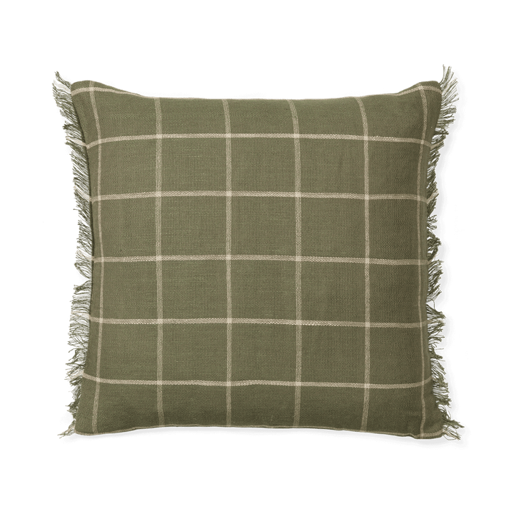 Calm putetrekk 50 x 50 cm - Olive-Off-white - Ferm Living