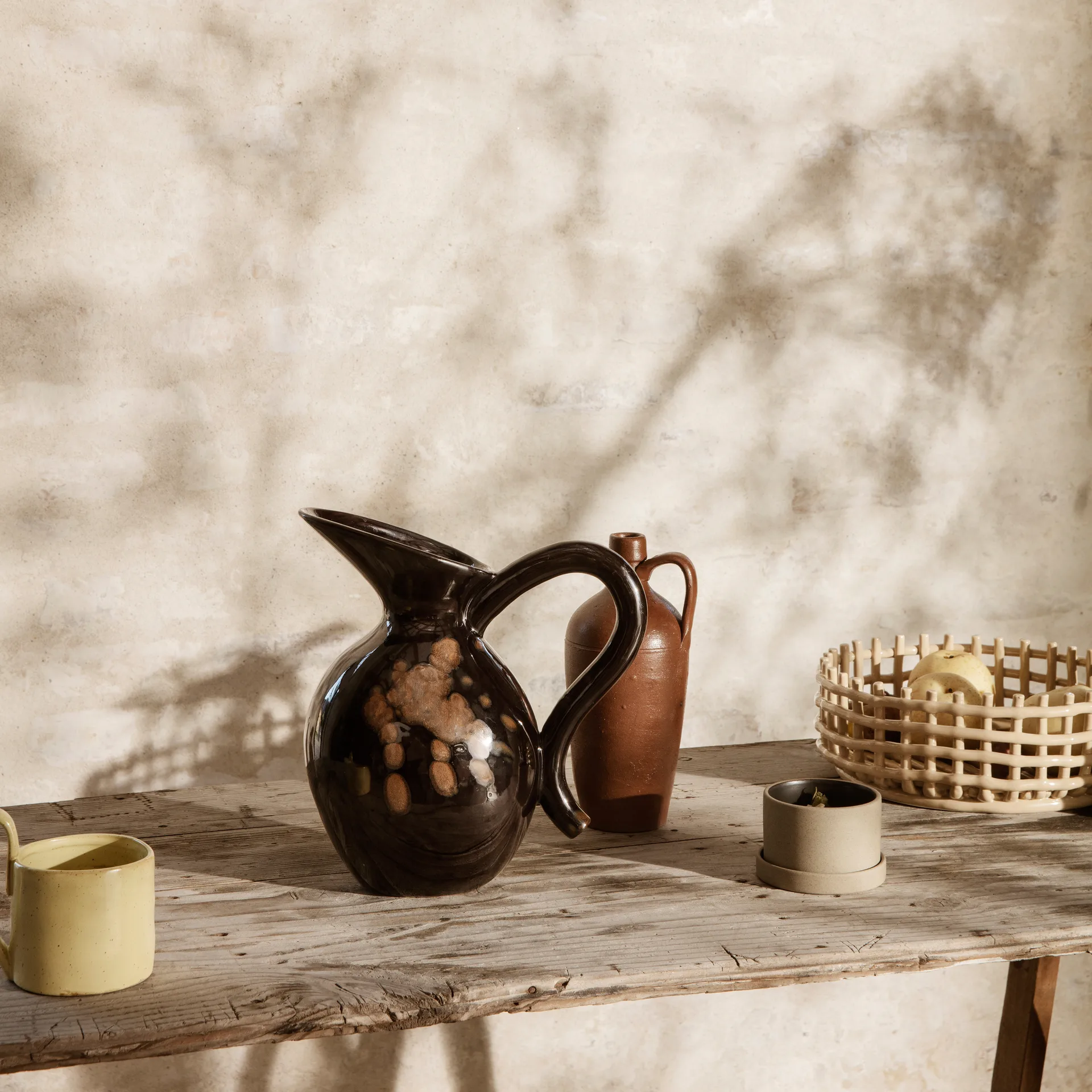 Ceramic fflettet skål, Cashmere Ferm Living