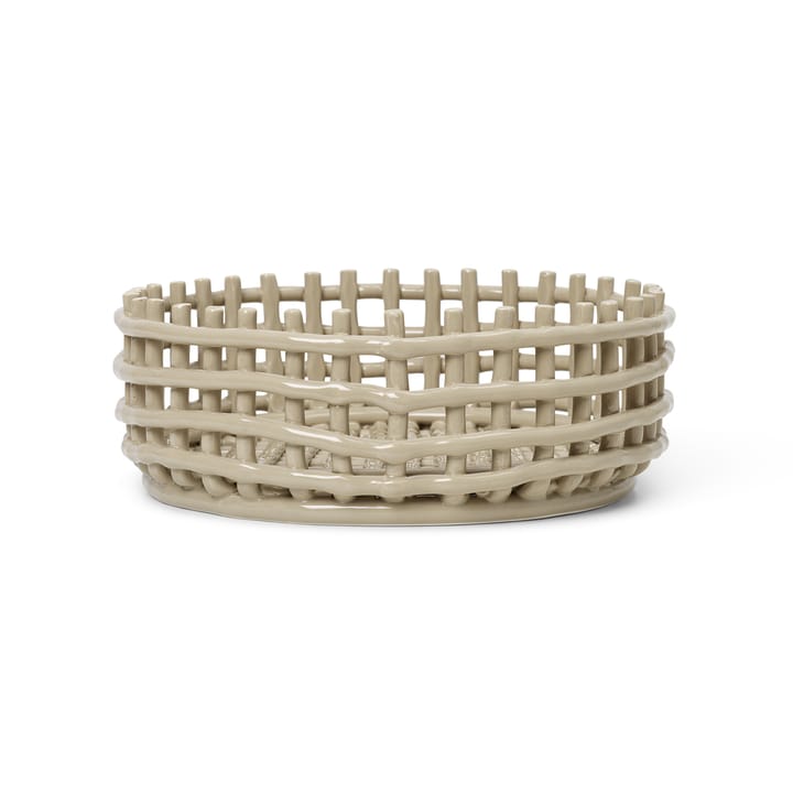 Ceramic fflettet skål - Cashmere - Ferm Living