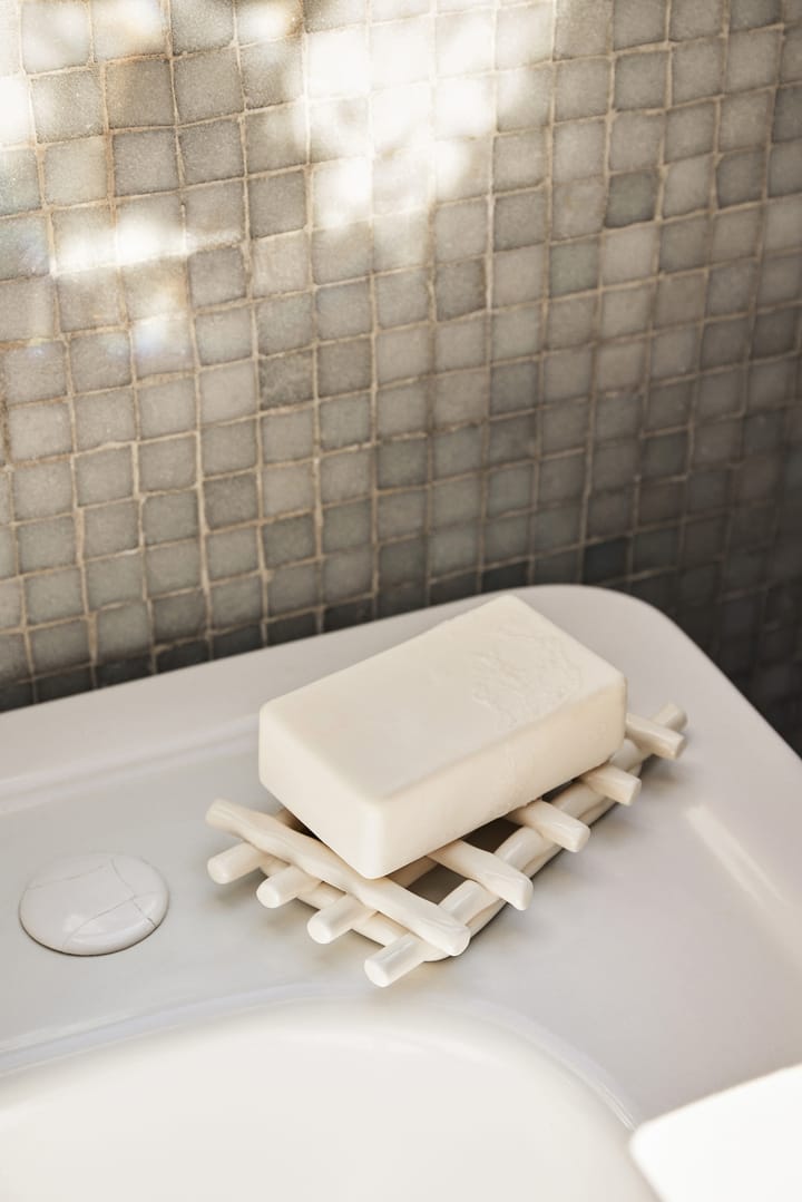 Ceramic såpefat 10 x 14,5 cm, Offwhite Ferm Living