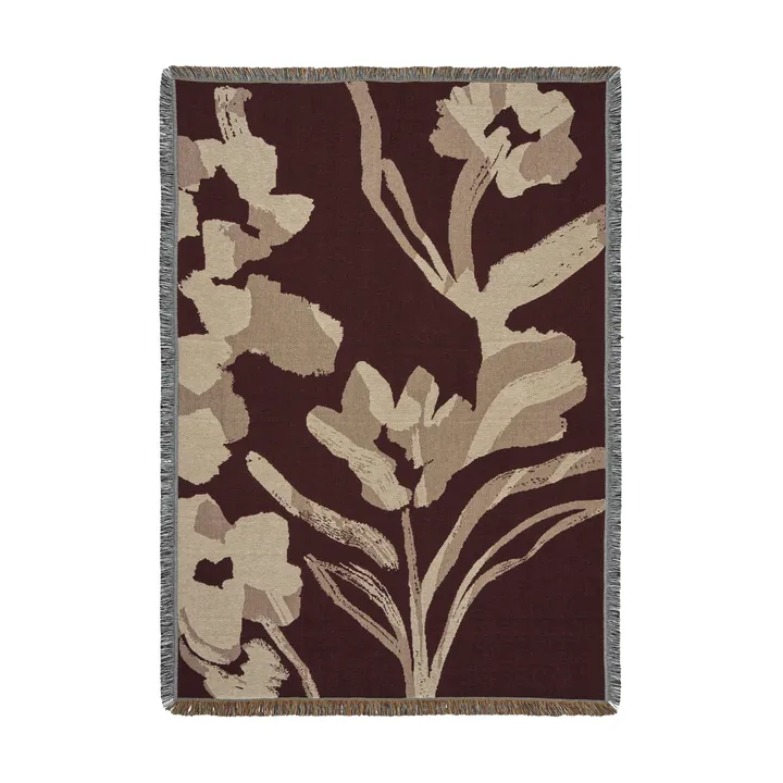 Cilla pled - Dark pecan, 120x170 cm - Ferm Living
