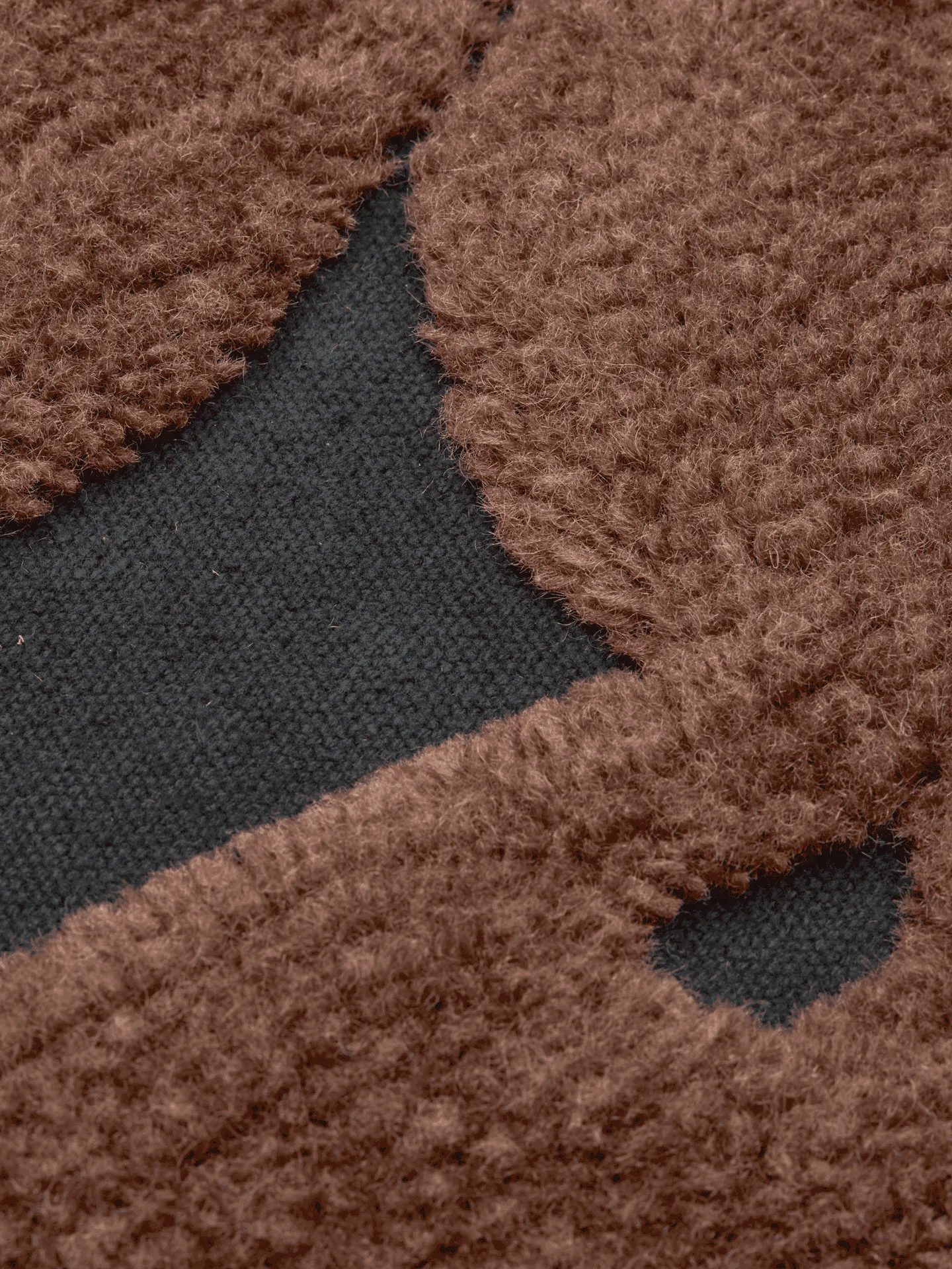 Cilla tuftet pute, Black-dark chocolate 50x50 cm Ferm Living