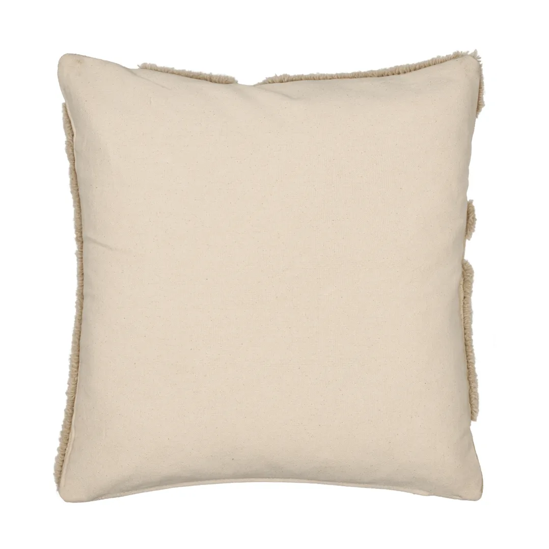 Cilla tuftet pute, Off-white-parchment, 50x50 cm Ferm Living