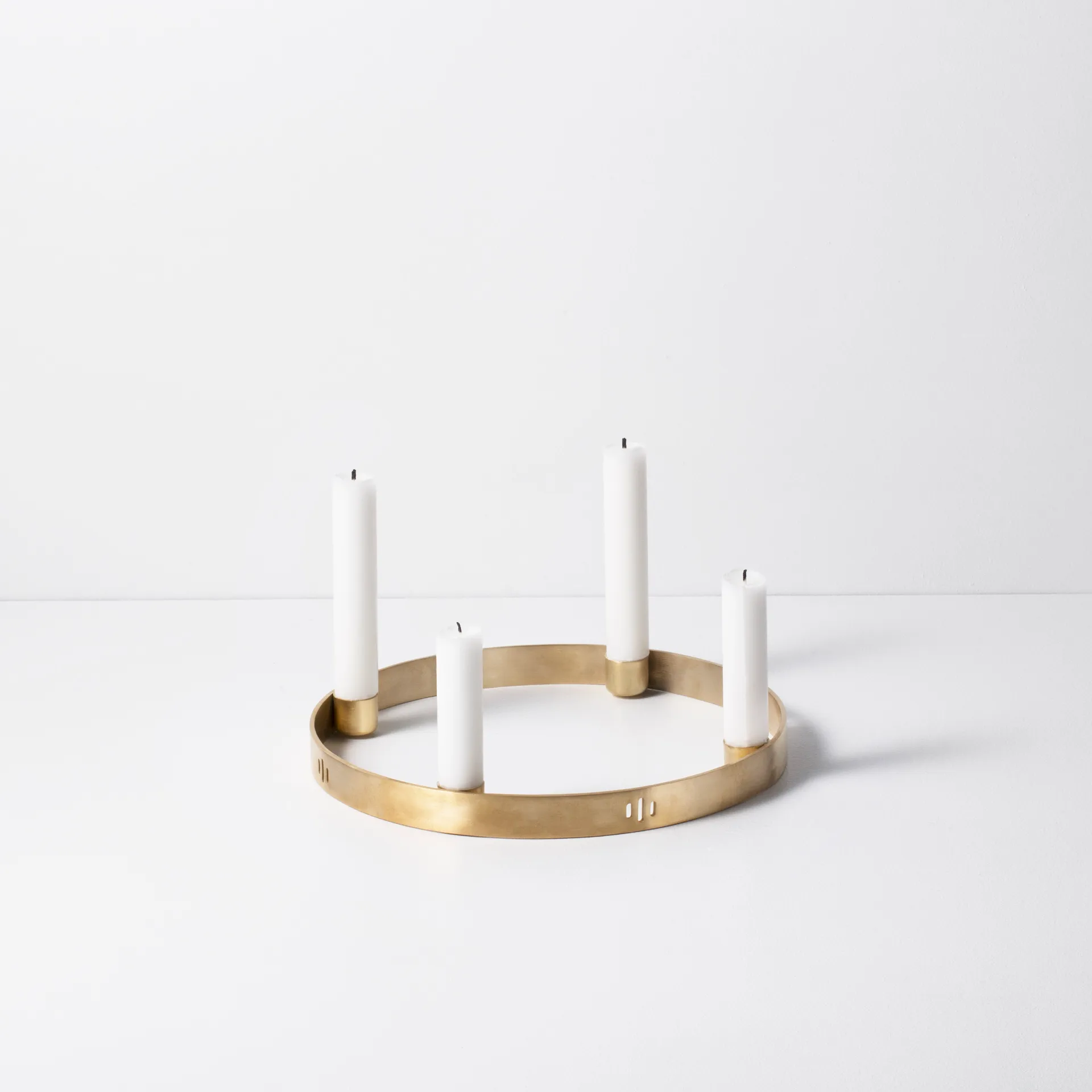 Circle messing lysestake, liten Ferm Living