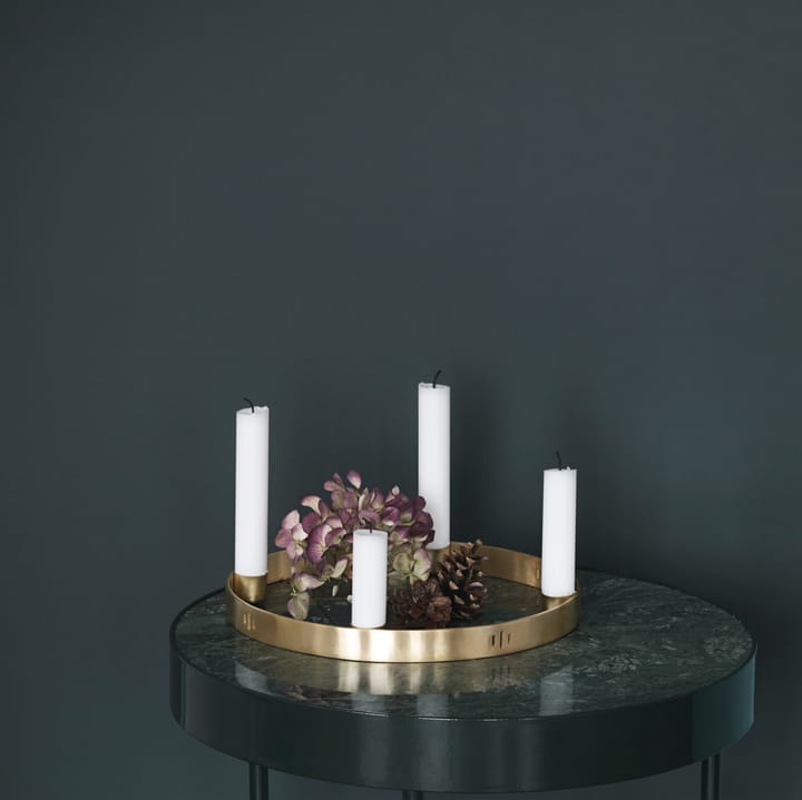 Circle messing lysestake, liten Ferm Living