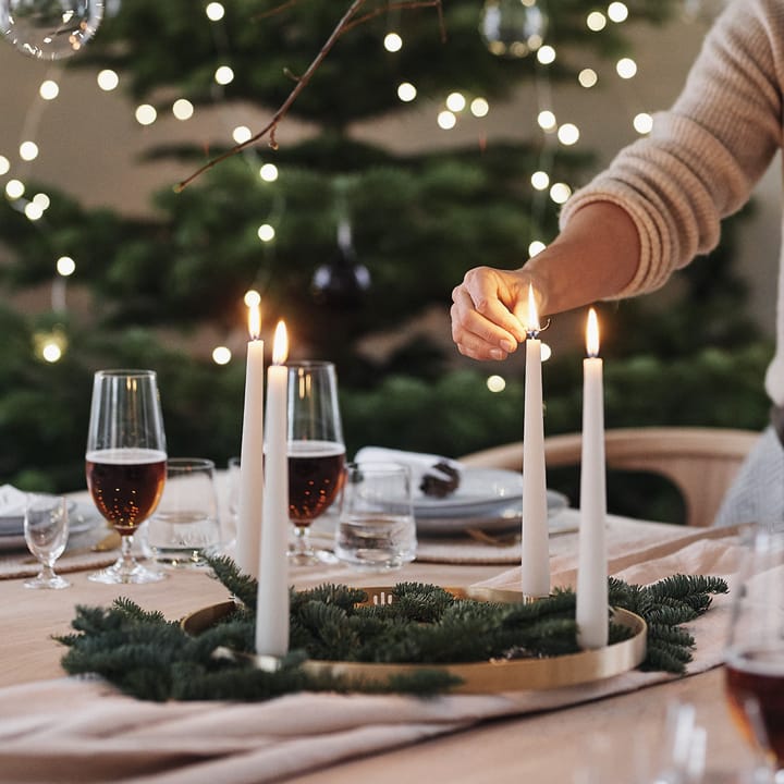 Circle messing lysestake, stor Ferm Living