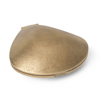 Clam lyslykt - Brass - Ferm Living