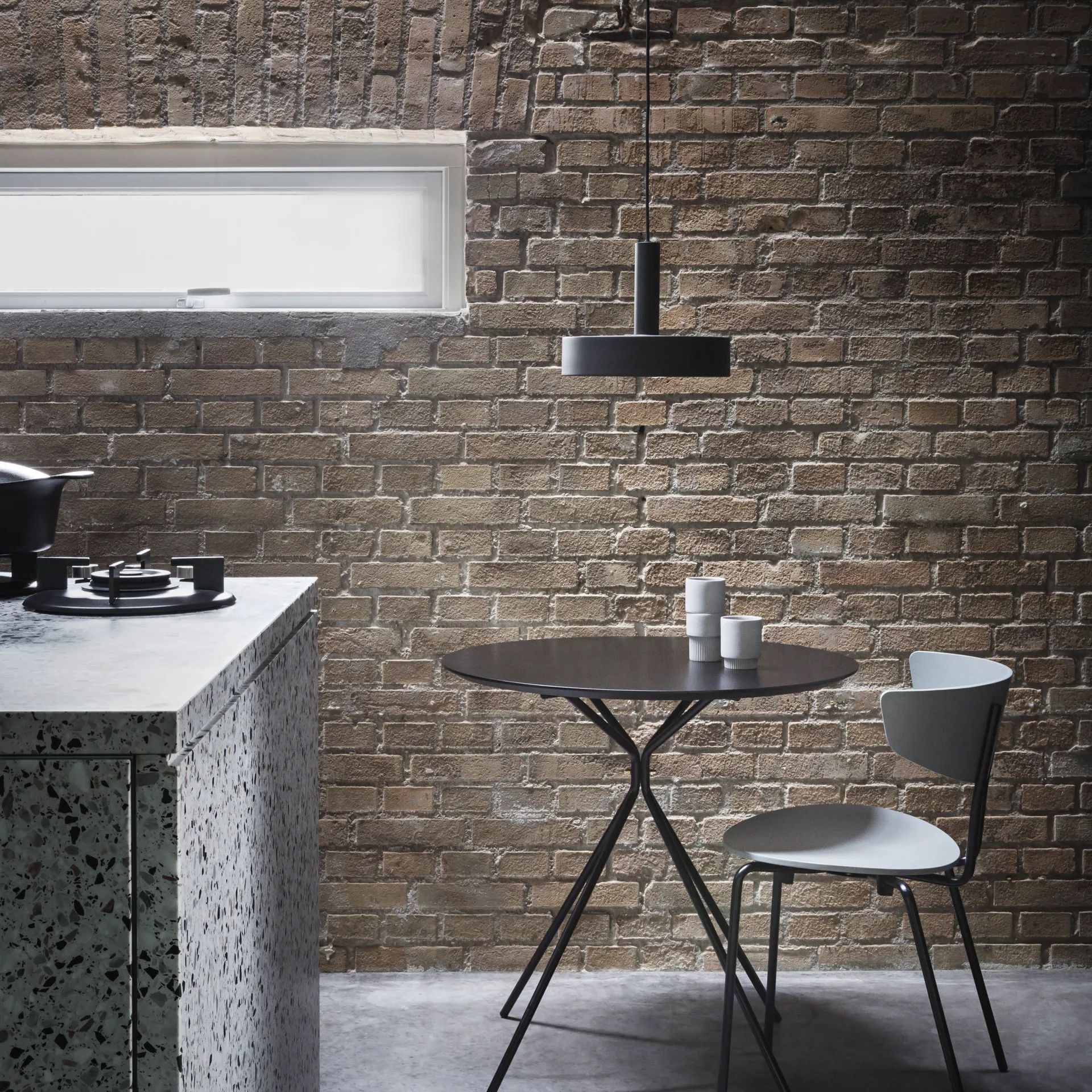 Collect lampeskjerm Record, sort Ferm Living