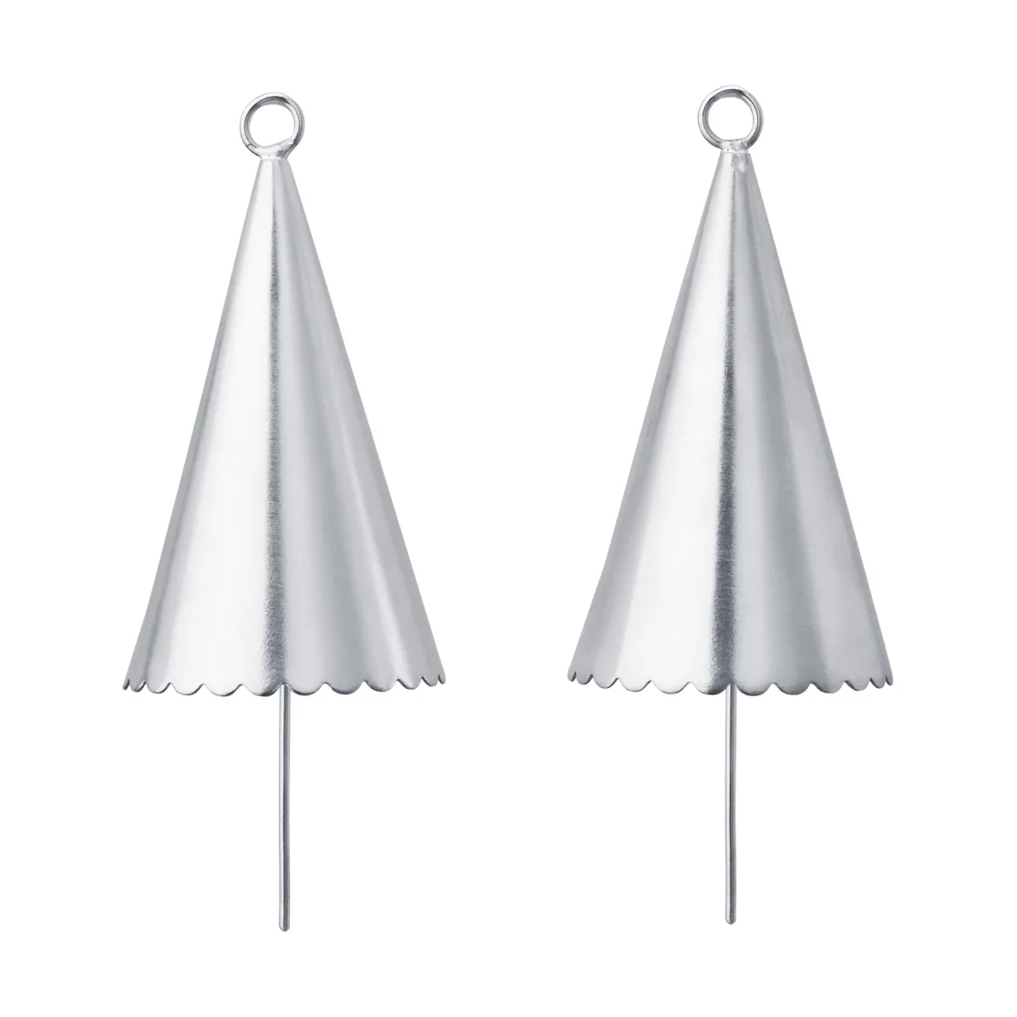 Cone bell dekorasjonsheng 2-pakning, Silver Ferm Living