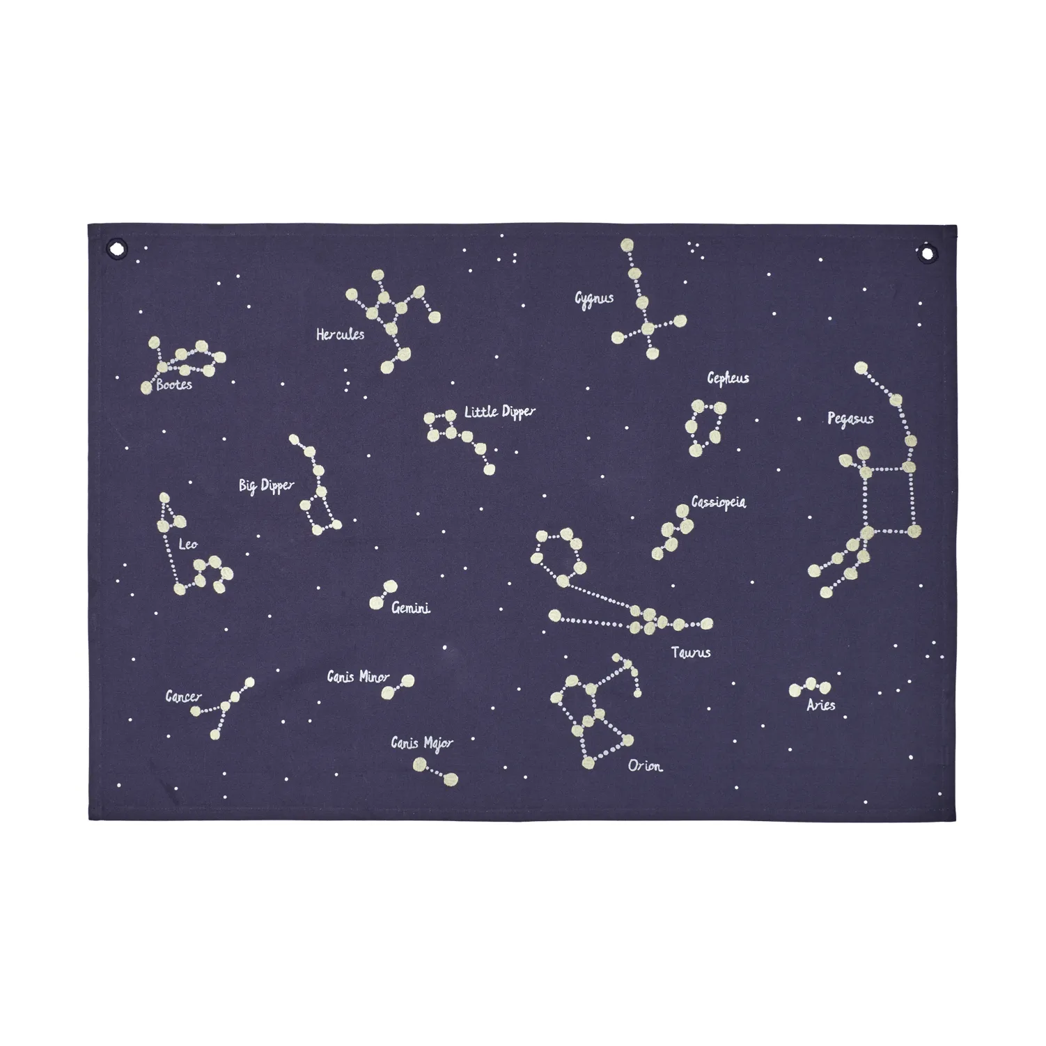 Constellation tekstilkart, Dark blue, 70x100 cm Ferm Living