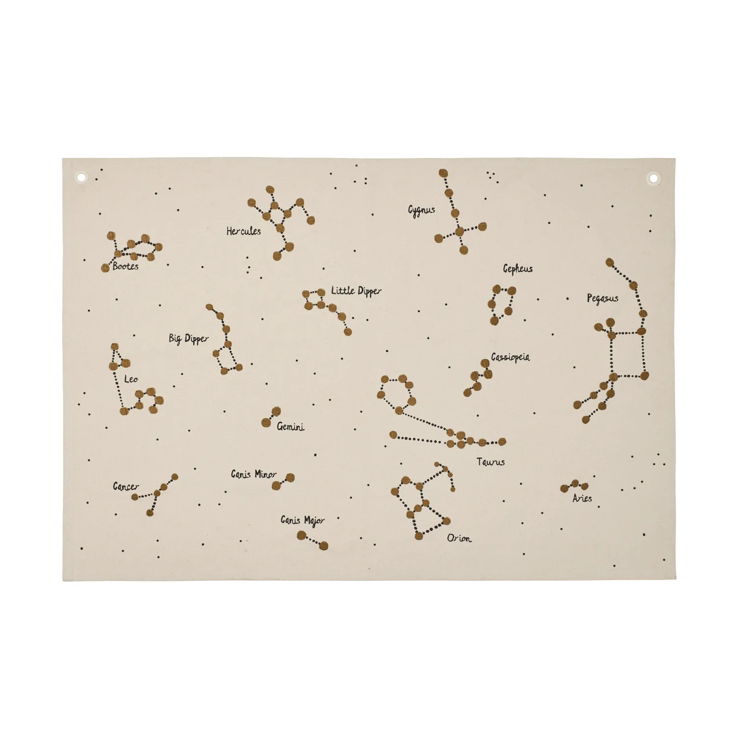 Constellation tekstilkart, Undyed, 70x100 cm Ferm Living