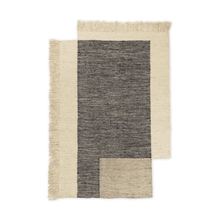 Counter ullteppe - Charcoal-Off-white, 140 x 200 cm
 - Ferm Living