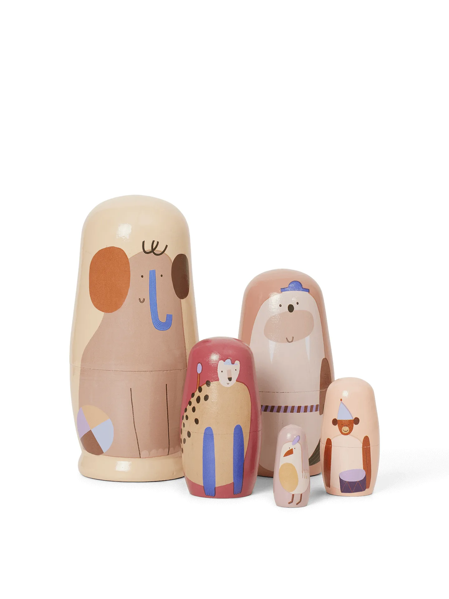 Critter dukker Ø6,4x14 cm, Multi Ferm Living