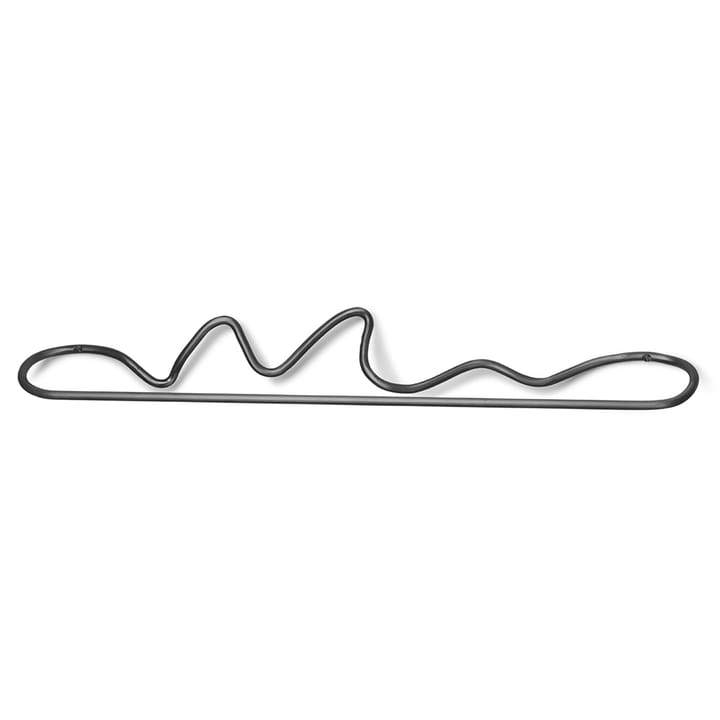 Curvature håndklehenger - Svart messing - Ferm Living