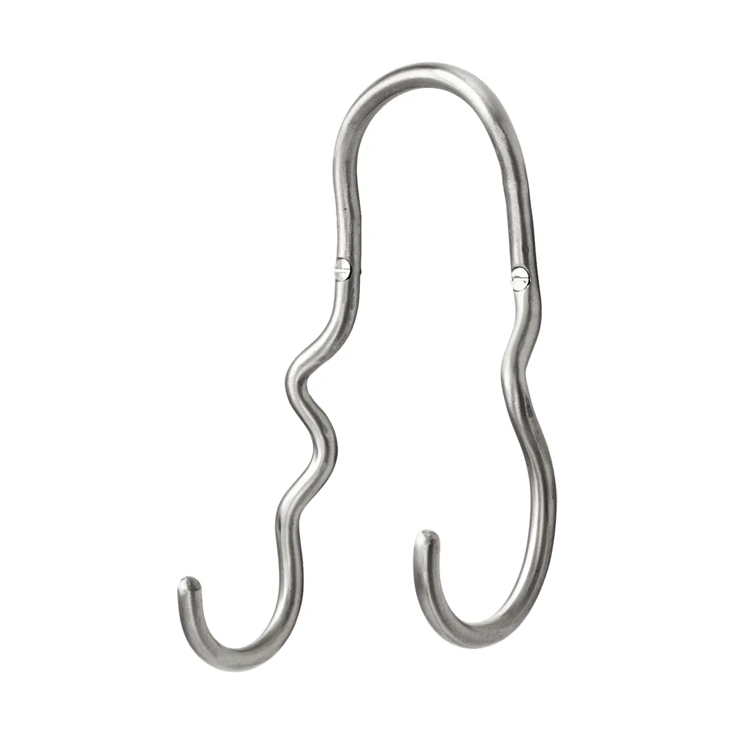Curvature knagg dobbel, Stainless steel Ferm Living