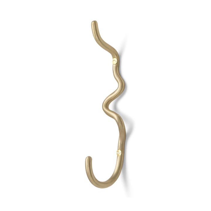 Curvature knagg enkel - Messing - Ferm Living